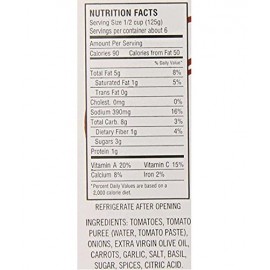 Mia's Kitchen Bistro Marinara Sauce (6 Pack) Mia's Kitchen Bistro Marinara Sauce (6 Pack)